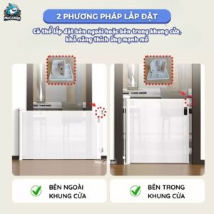 Thanh chắn cửa dạng cuộn P-CC02