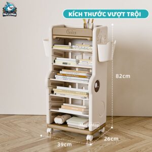 Giá sách Cá Sấu GS05
