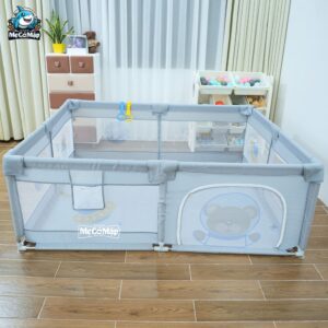 Quây cũi vải Pakey K1 màu hồng