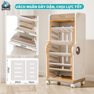 Giá sách Cá Sấu GS05