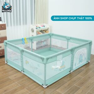 Quây cũi vải Pakey K1 màu xanh