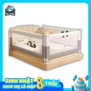 Thanh chắn giường Pakey S1 nâng cấp - màu ghi