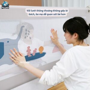 Thanh chắn giường Pakey SV1 Premium màu ghi