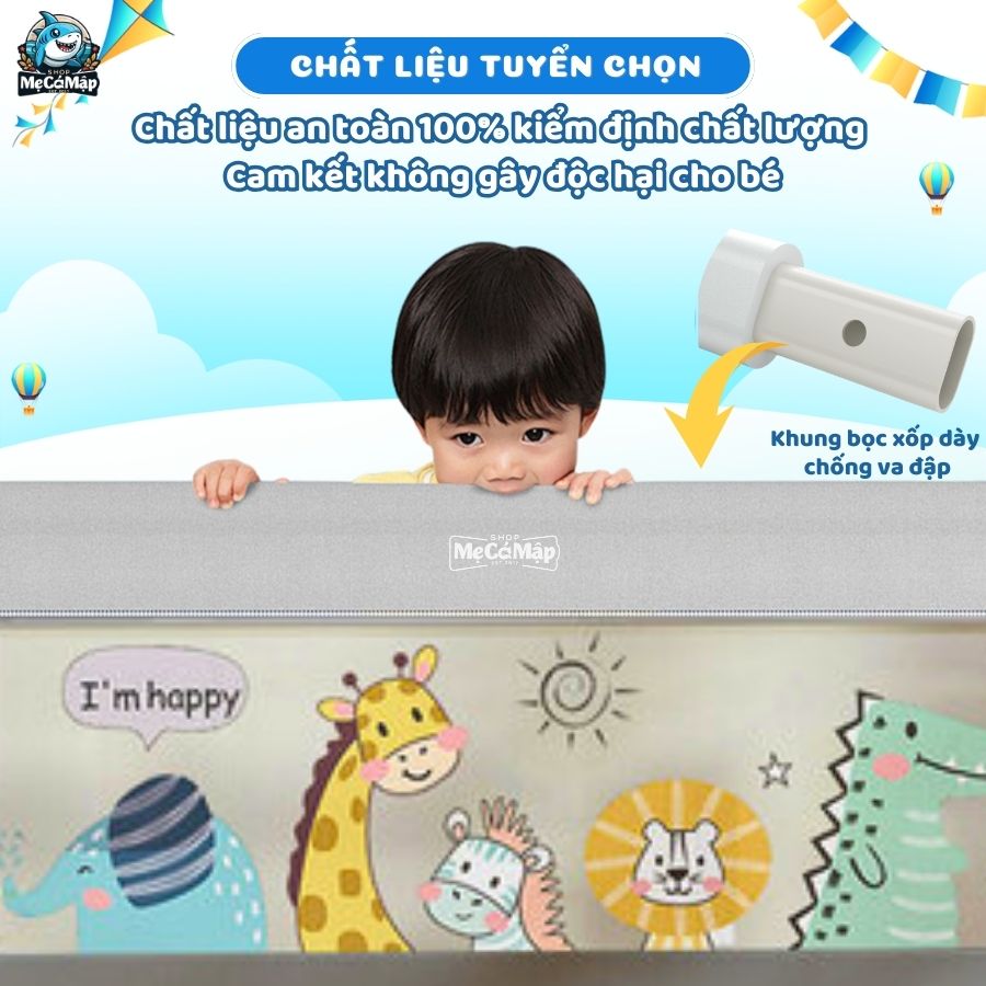 Thanh chắn giường PAKEY NS2