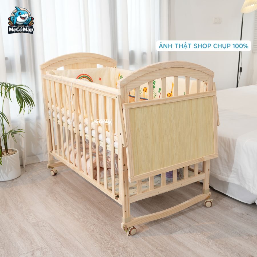 Nôi cũi cho bé đa năng Pakey CG02 kèm nệm
