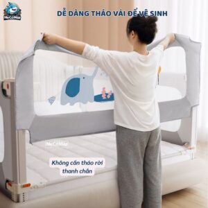 Thanh chắn giường Pakey SV1 Premium màu ghi