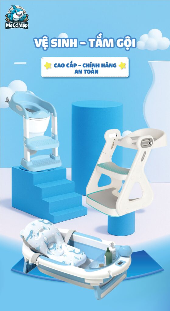 Đồ dùng vệ sinh, đồ dùng nhà tắm cho bé