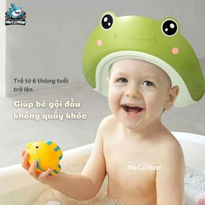 Mũ tắm chống nước cho bé