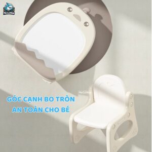 Bộ bảng học từ tính kèm ghế ngồi Gà Nâu