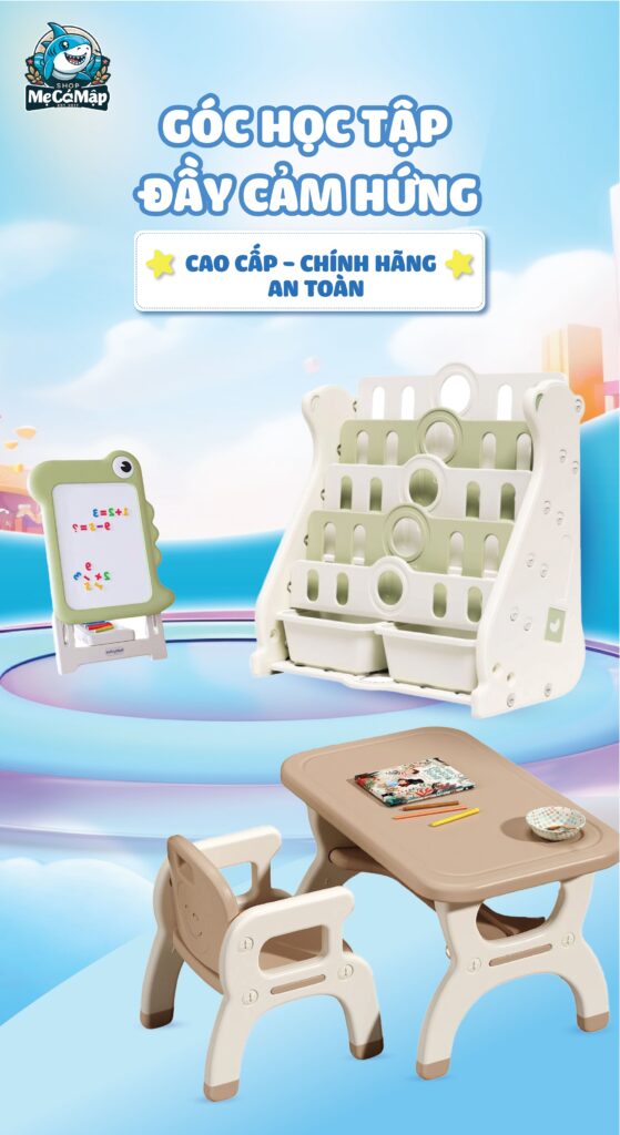 Góc học tập cho bé