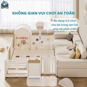 Quây cũi Liên Hoàn Voi 9 tiện ích