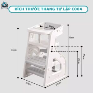 Ghế tự lập Pakey 4 tiện ích C004