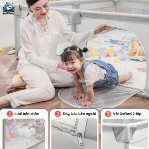 Quây vải PAKEY P-K2 màu ghi