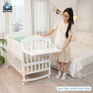 Nôi cũi gỗ đa chế độ Pakey CG03