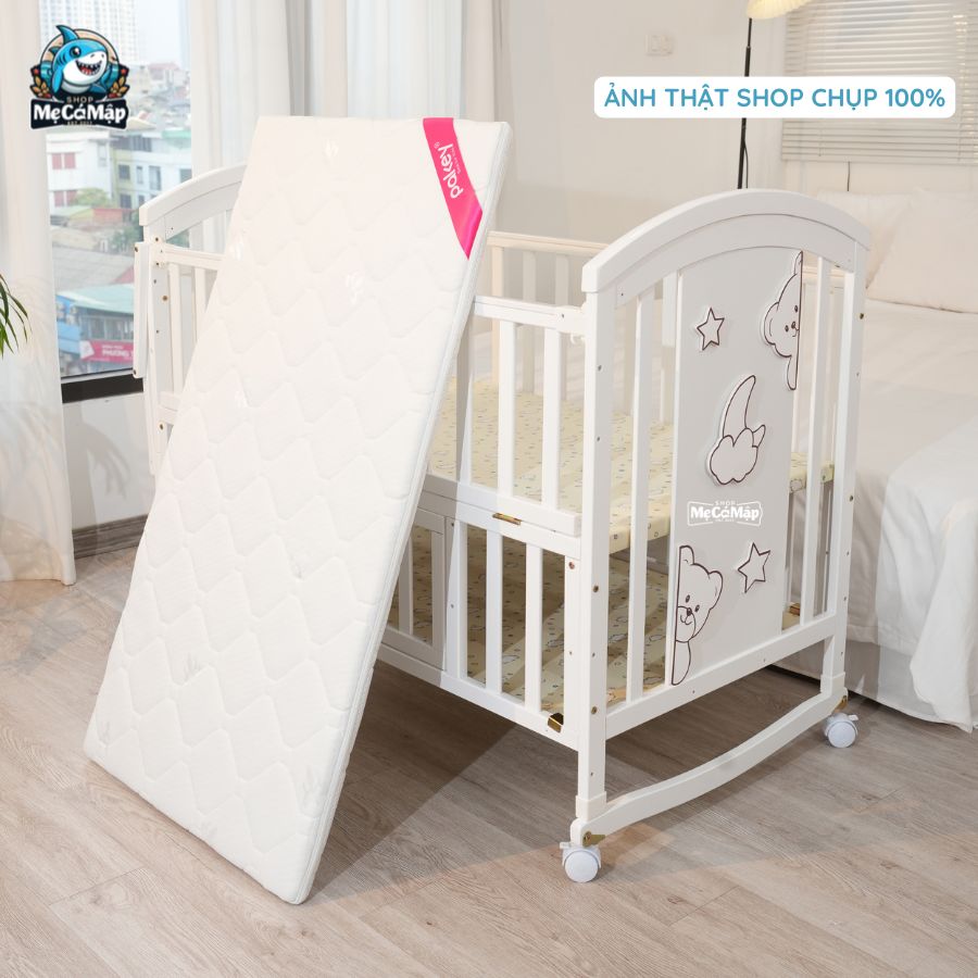 Nôi cũi gỗ đa chế độ Pakey CG03