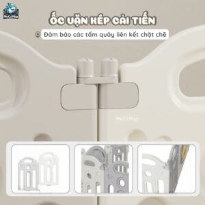 Quây cũi nhựa gấp gọn Happy Boat QN05
