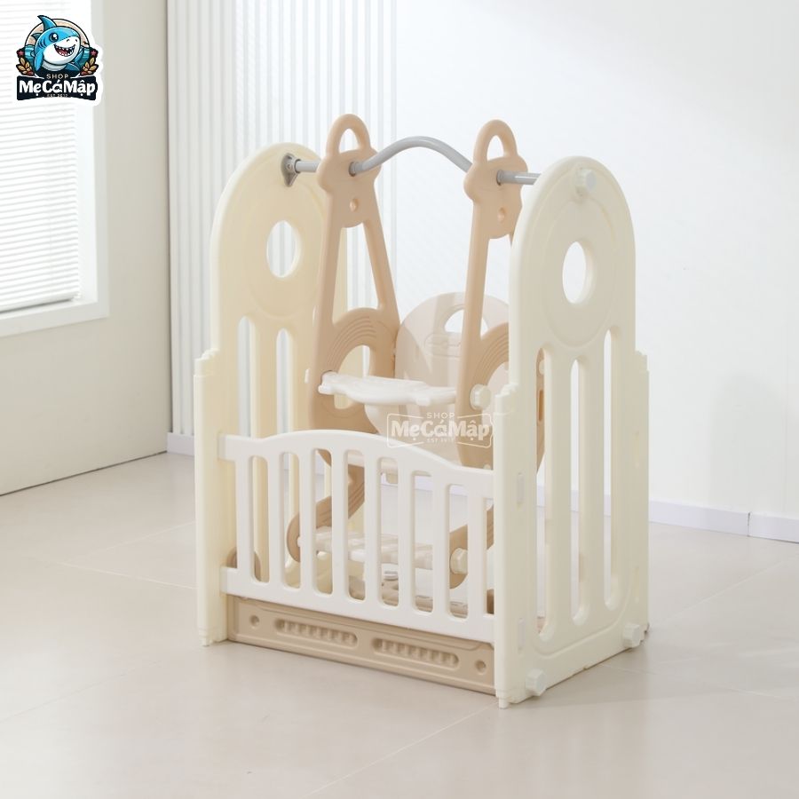 Quây cũi nhựa liên hoàn Voi 6, 8 tiện ích