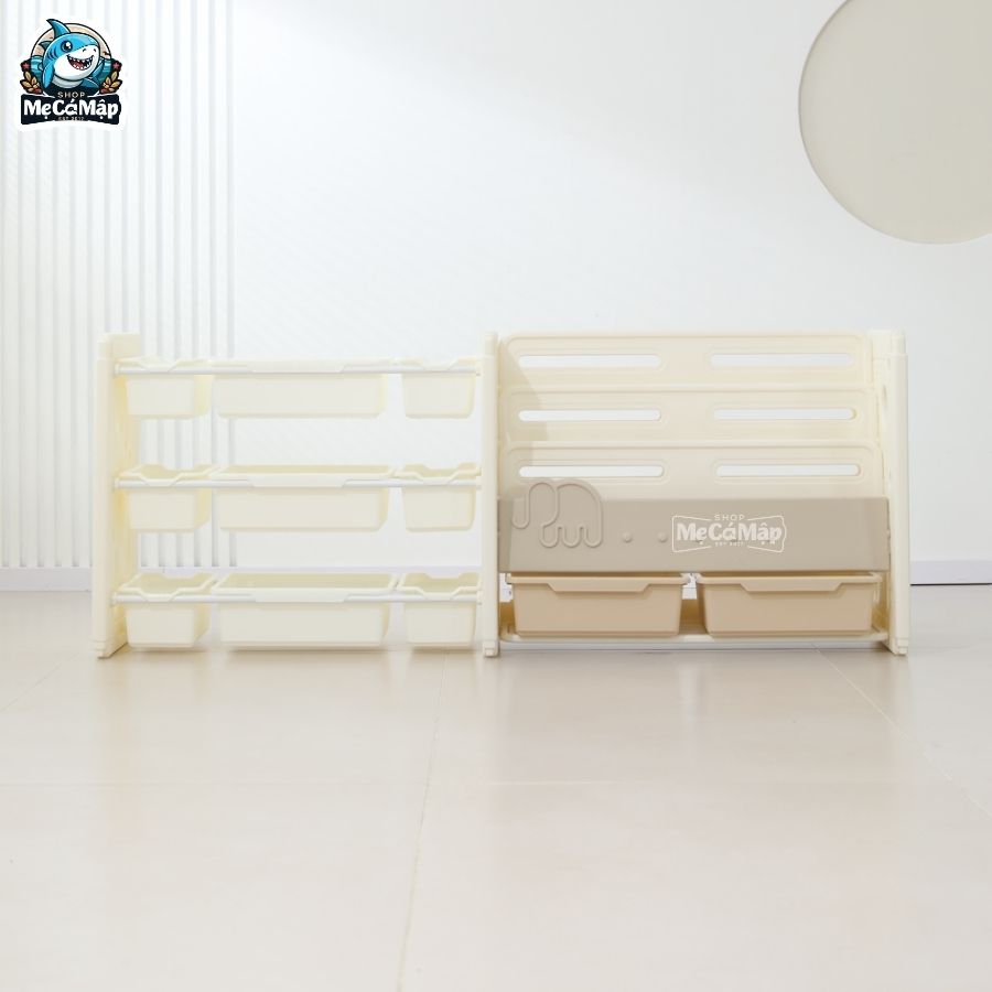 Quây cũi nhựa liên hoàn Voi 6, 8 tiện ích