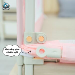 Thanh chắn giường Pakey NS2 nâng cấp