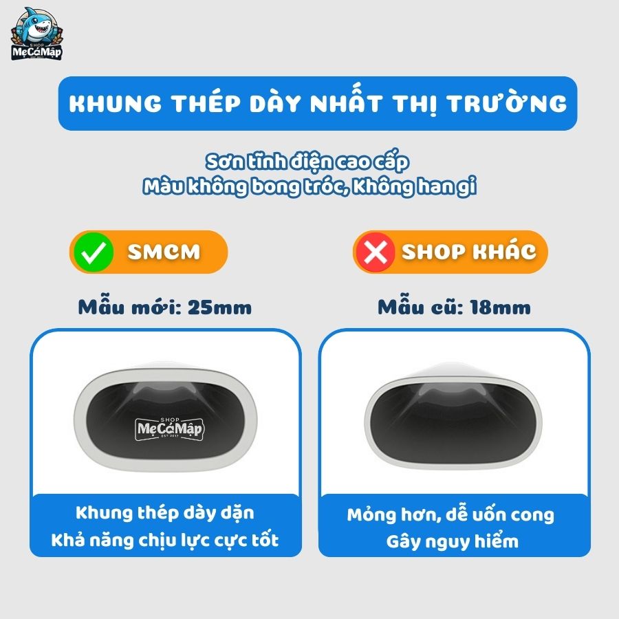Thanh chắn giường Pakey NS2 nâng cấp