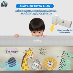 Thanh chắn giường Pakey NS2 nâng cấp