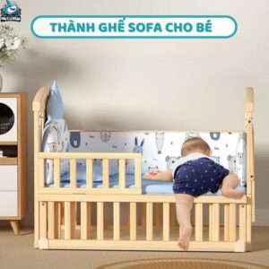 Nôi cũi gỗ Pakey CG02