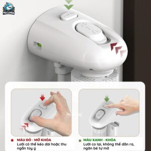 Thanh chắn cửa dạng cuộn P-CC02