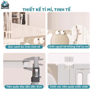 Quây cũi Liên Hoàn Voi 9 tiện ích