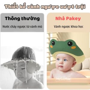 Mũ tắm chống nước cho bé