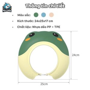 Mũ tắm chống nước cho bé