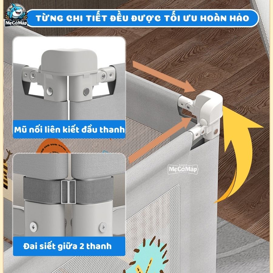 Thanh chắn giường PAKEY NS2