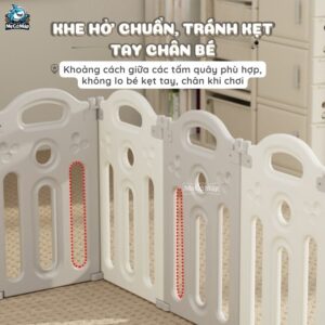 Quây cũi nhựa gấp gọn Happy Boat QN05