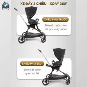 Xe đẩy 2 chiều Baobaohao V9-C