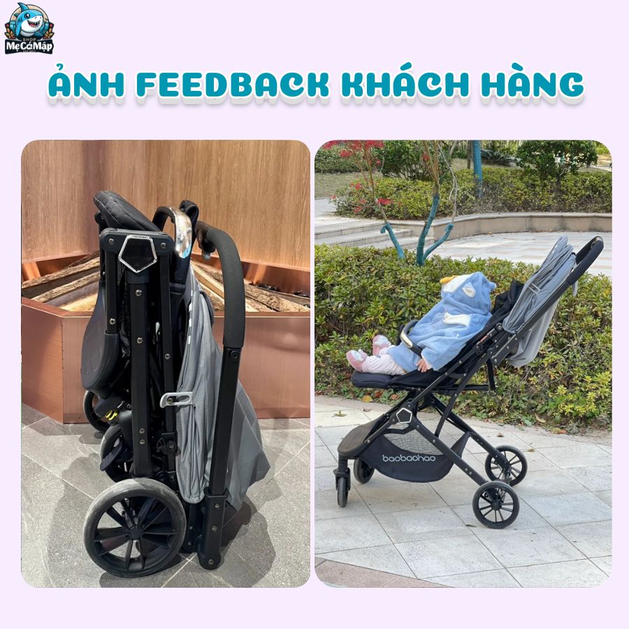 Xe đẩy gấp gọn Baobaohao Y8