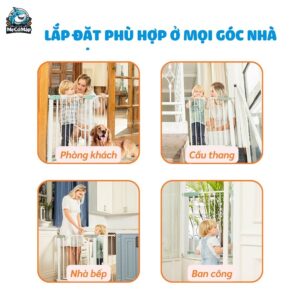Thanh chắn cửa cho bé PAKEY P-CC04