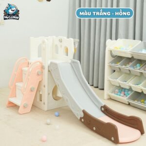 Cầu trượt cho bé lâu đài P-CS06