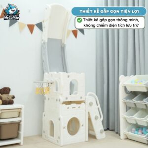Cầu trượt cho bé lâu đài P-CS06