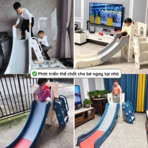 Cầu trượt cho bé lâu đài P-CS06