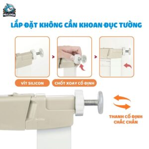 Thanh chắn cửa cho bé PAKEY P-CC04