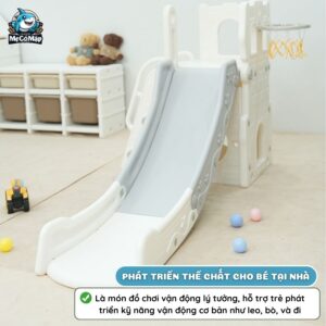 Cầu trượt cho bé lâu đài P-CS06