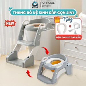Thang bô vệ sinh cho bé 2in1
