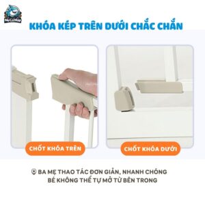 Thanh chắn cửa cho bé PAKEY P-CC04