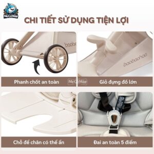 Xe đẩy 2 chiều Baobaohao V16