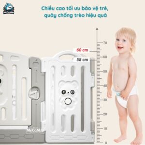 Quây cũi nhựa cho bé LITTLE BEAR