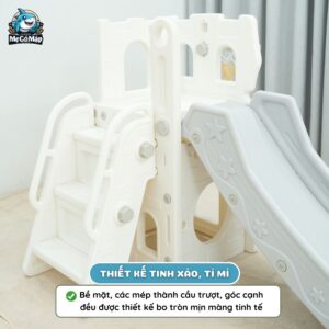 Cầu trượt cho bé lâu đài P-CS06