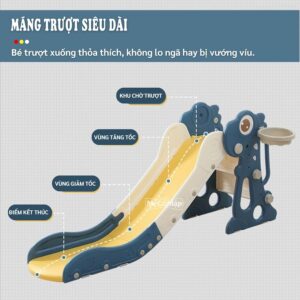 Cầu trượt Khủng long KS02