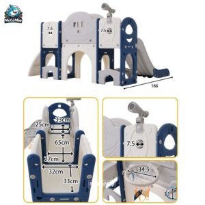Cầu trượt Pakey Lâu đài CS04