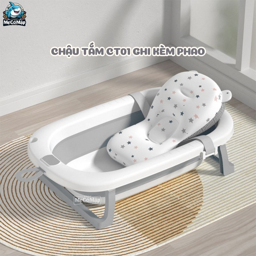 Chậu tắm cho bé gấp gọn Pakey CT01