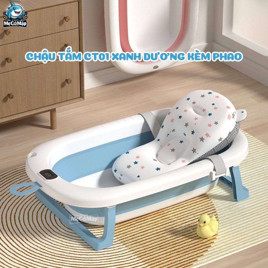 Chậu tắm cho bé gấp gọn Pakey CT01