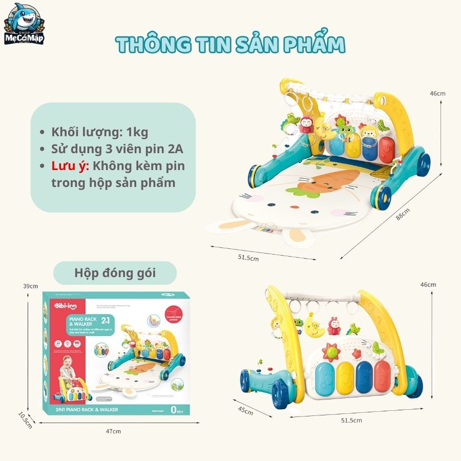 Thảm nhạc đàn 2in1 TN02